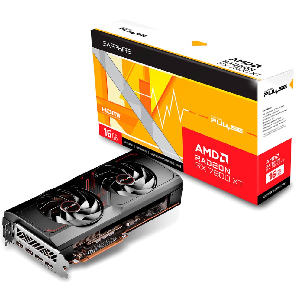 Sapphire Radeon RX 7800 XT Pulse 16GB GDDR6