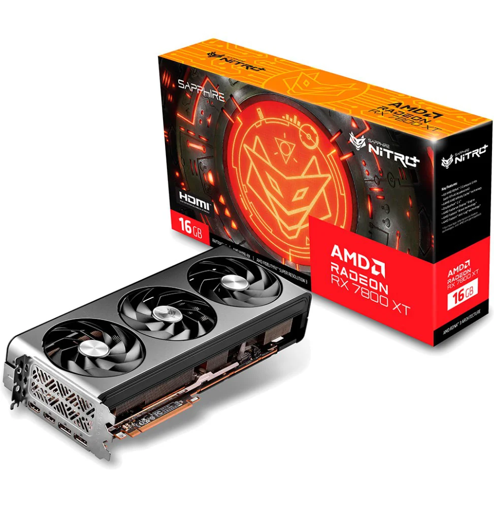 Sapphire Radeon RX 7800 XT Nitro+ 16GB GDDR6 OC