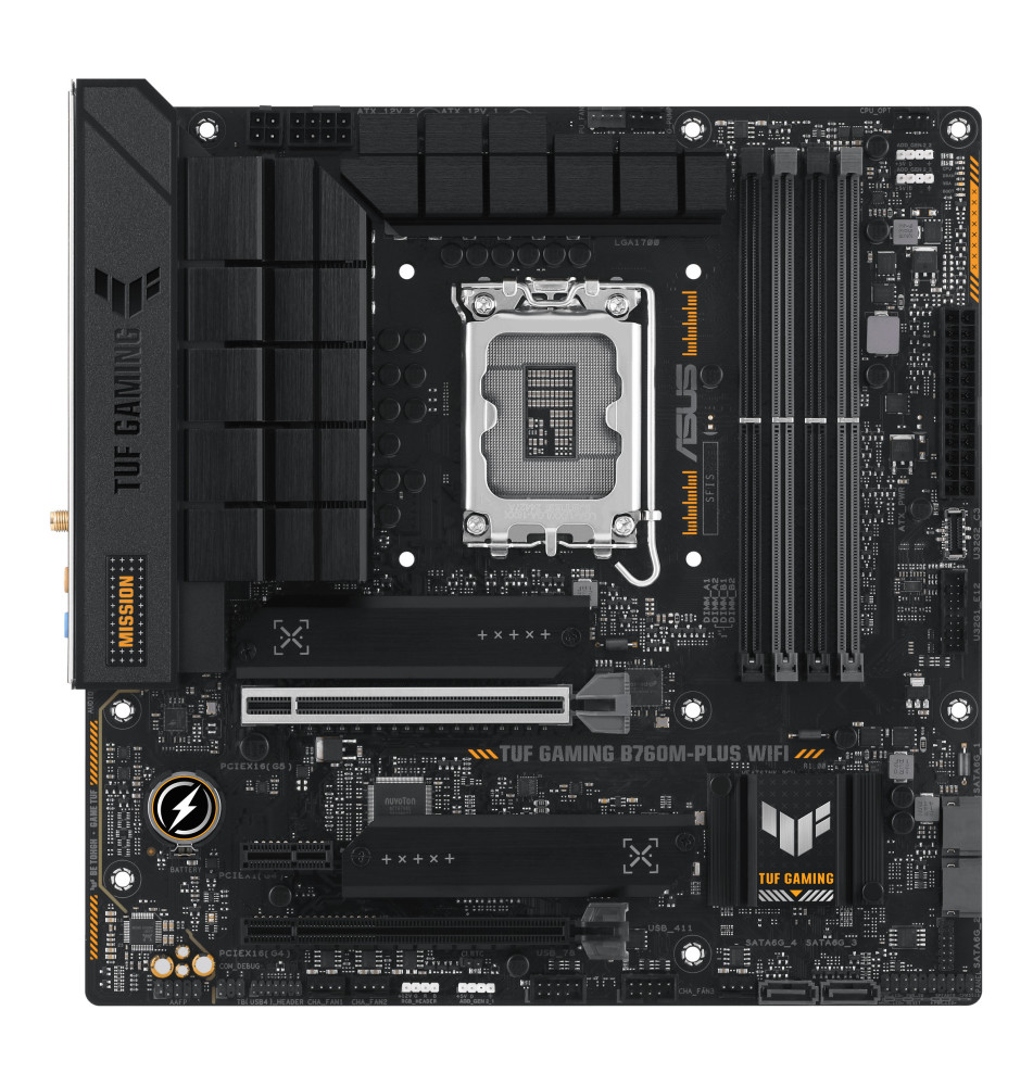 MB ASUS TUF GAMING B760M PLUS WIFI     Intel 1700 DDR5 mATX 