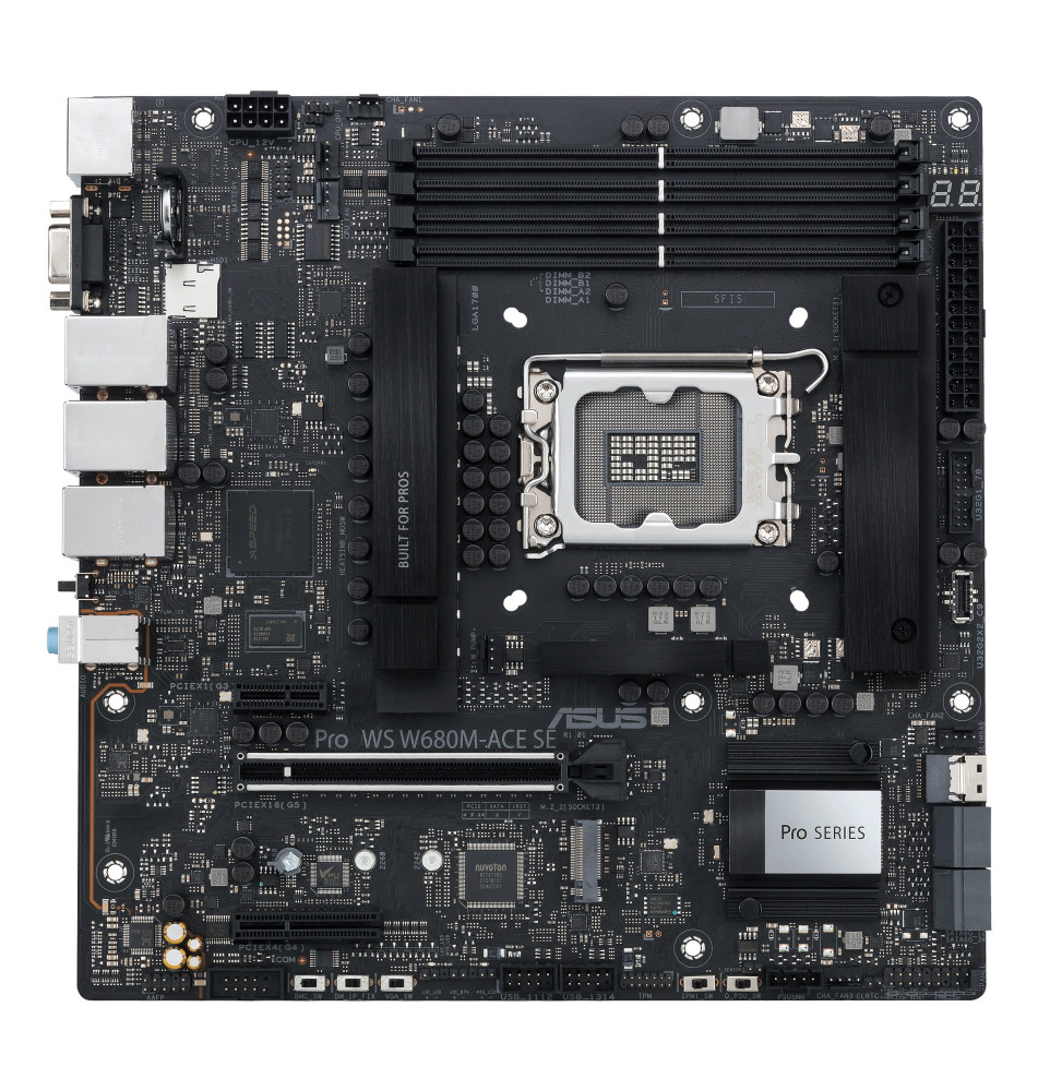 MB ASUS PRO WS W680M ACE SE            Intel 1700 DDR5 mATX 