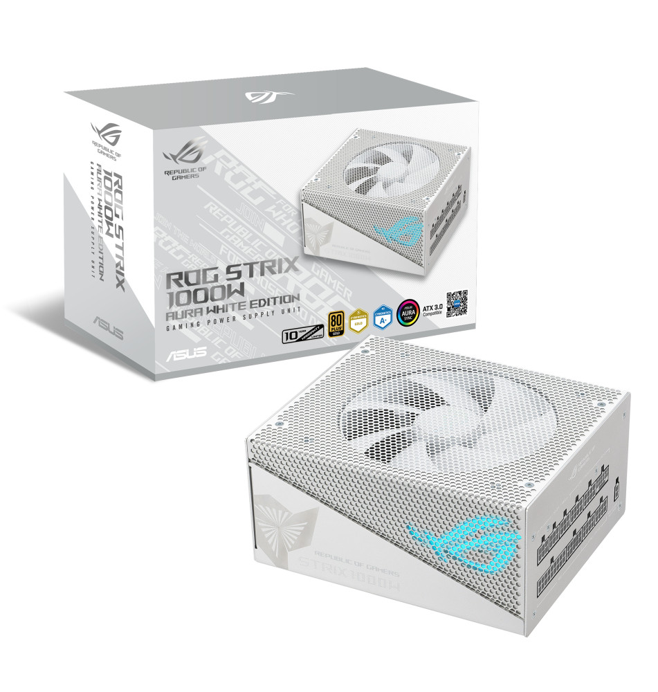 Asus Netzteil ROG Strix 1000 Gold Aura White Edition Netztei