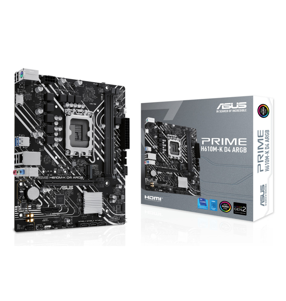MB ASUS PRIME H610M K D4 ARGB          Intel 1700 DDR4 mATX 