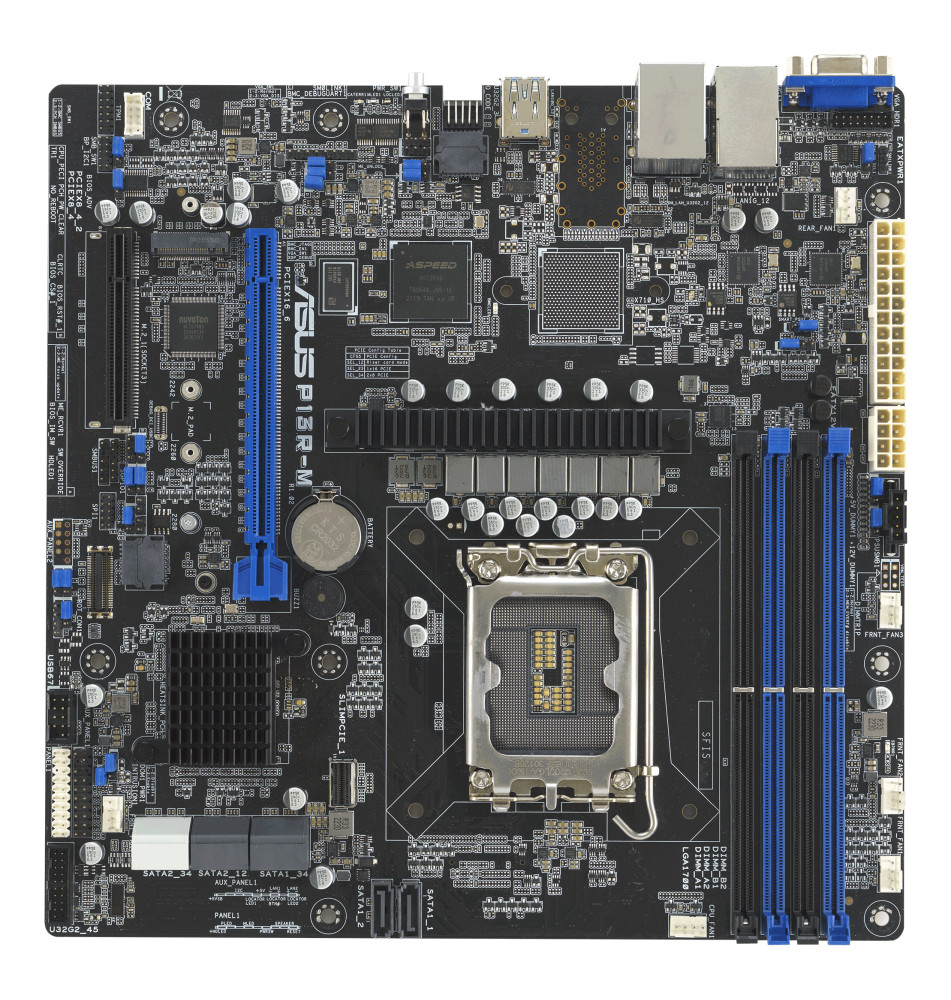 ASUS P13R M         microATX  1x LGA 1700 DDR5  2x1G  ASMB11
