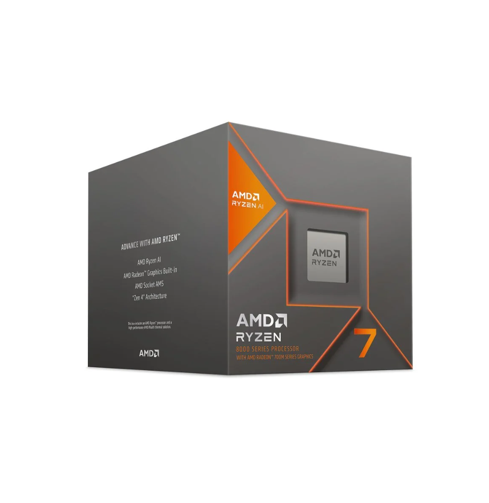 Processador APU AMD Ryzen 7 8700G 8-Core (4.2GHz-5GHz) 24MB AM5 - 100-100001236BOX