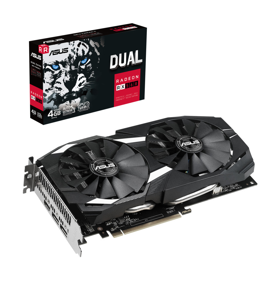 ASUS DUAL RX560 4G 4GB GDDR5 HDMI DP