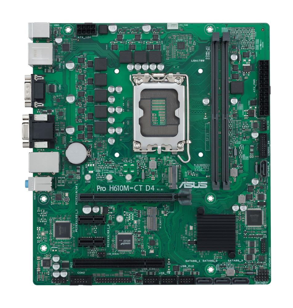 MB ASUS PRO H610M CT D4 CSM            Intel 1700 DDR4 mATX 