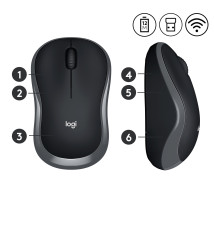  Logitech M185 Nano      Grey          910 00223