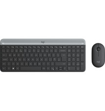 TECLADO   RATON WIRELESS MK470 SLIM NEGRO LOGITECH