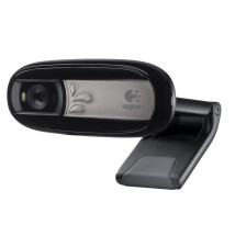 WEBCAM LOGITECH C170   640x480   FOTOS HASTA 5MPX   VIDEO HASTA 1024x768   MICR FONO CON REDUCCION D