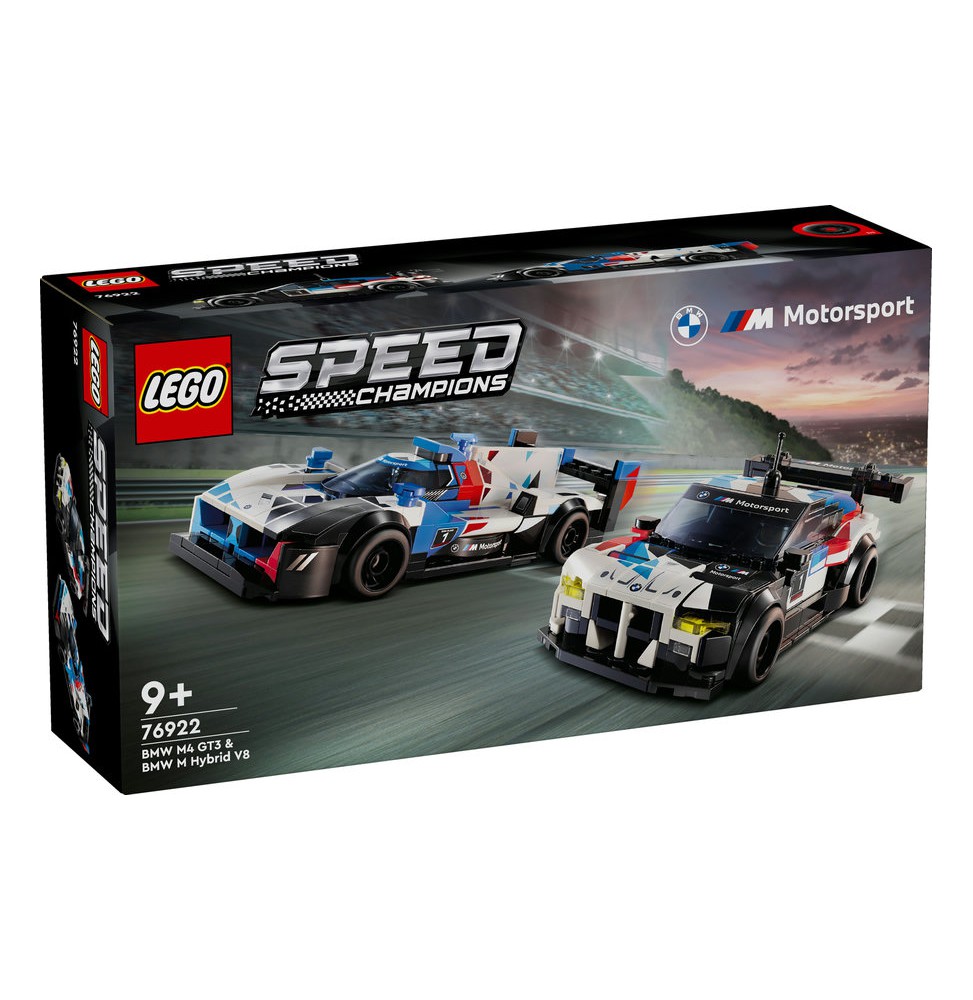 LEGO Speed Carros de Corrida BMW M4 GT3 e BMW M Hybrid V8 V29 - 76922