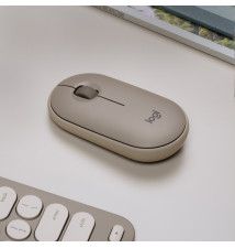 Rato  ptico Logitech Pebble M350 Wireless 1000DPI Areia
