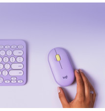 Rato  ptico Logitech Pebble M350 Wireless 1000DPI Lavanda