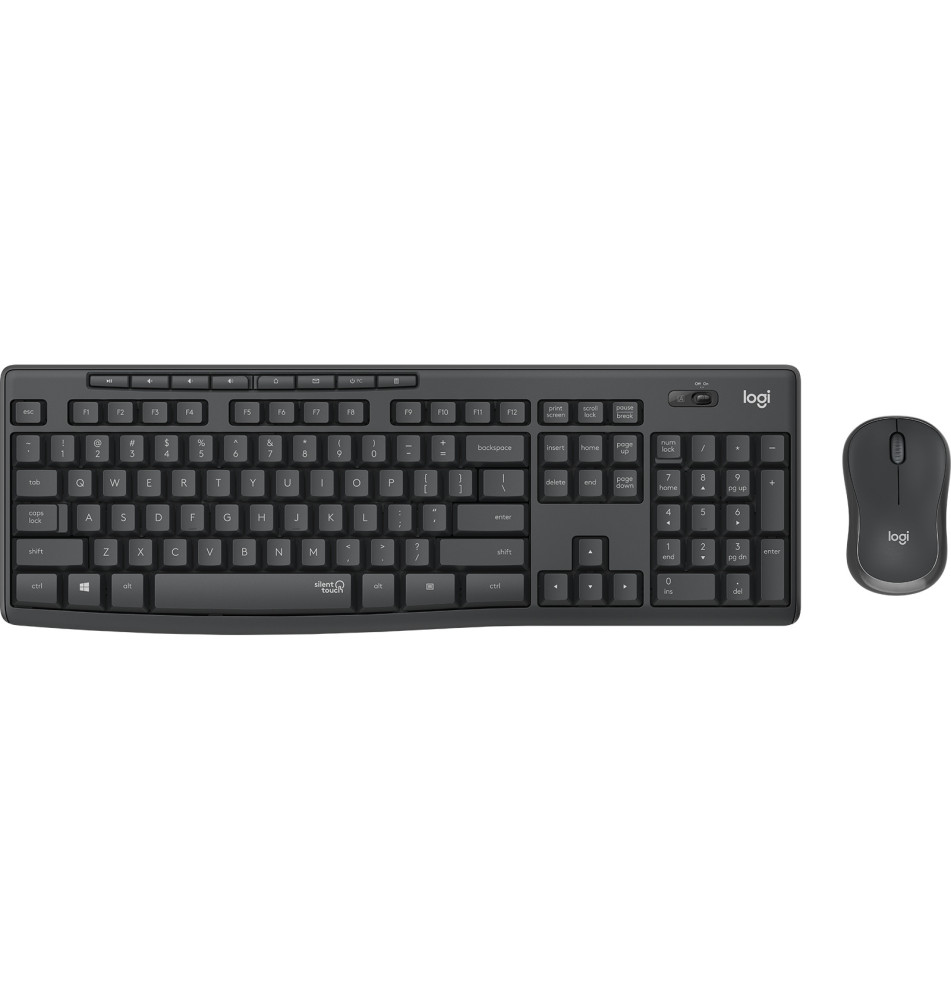 Teclado   Rato Logitech MK295 Silent Wireless  PT 