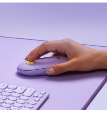 Rato  ptico Logitech Pebble M350 Wireless 1000DPI Lavanda