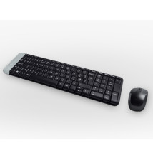 Teclado Rato Logitech MK220 Desktop Wireless  PT 