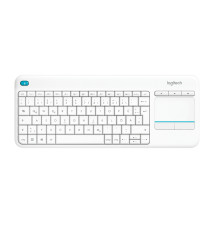 Logitech K400 Plus wireless Touch white QWERTZ DE