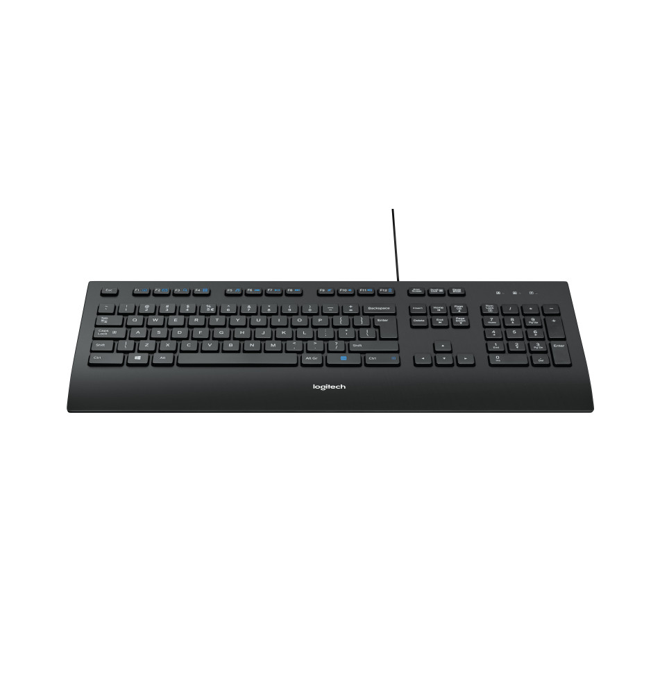 Logitech Corded K280e   Tastatur   Schweizer