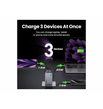 Ugreen Nexode Pro EU 3-Port GaN PD Fast Charger With USB-C Cable