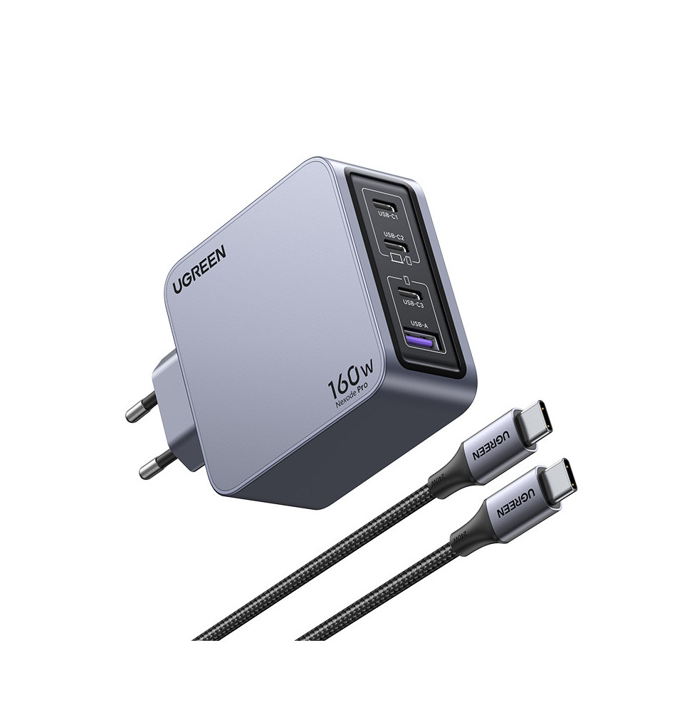 Ugreen Nexode Pro 160W GaN Charger with USB-C Cable