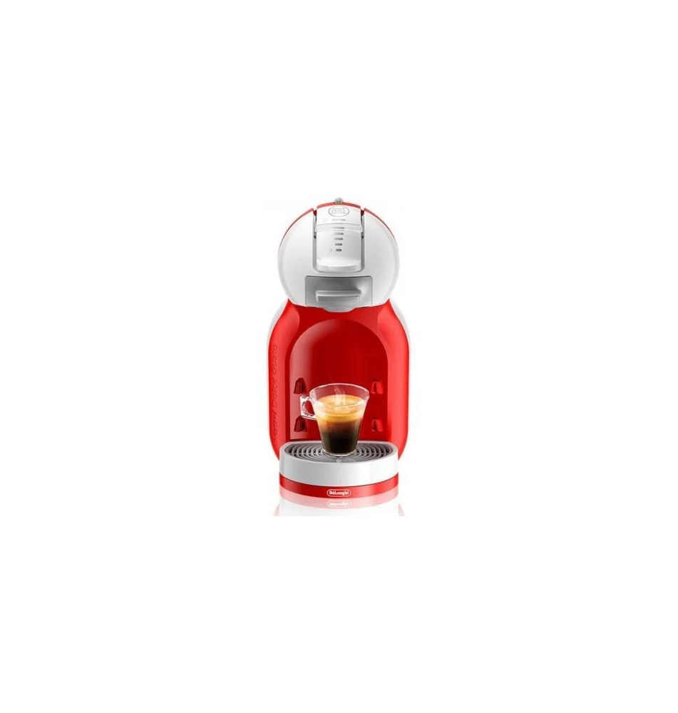 Máquina de Café de Cápsulas DELONGHI Gusto Mini EDG155BG (0.8L - 1460W - Branco/Vermelho)