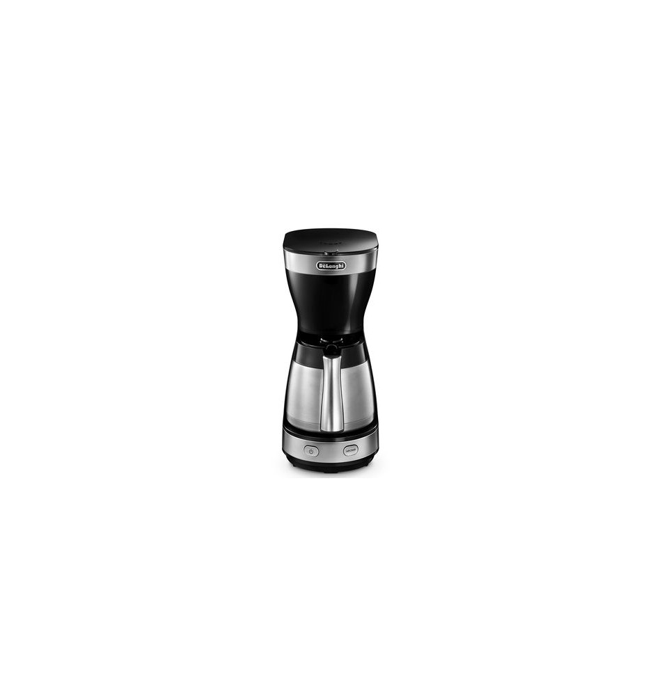 Máquina de Café Manual DELONGHI ICM16710 (1.25L - 1000W - Preto)