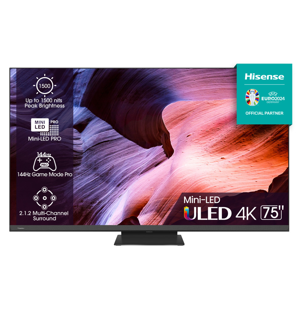 TV HISENSE 75  75U8KQ UHD MINILED ULED QLED 144HZ