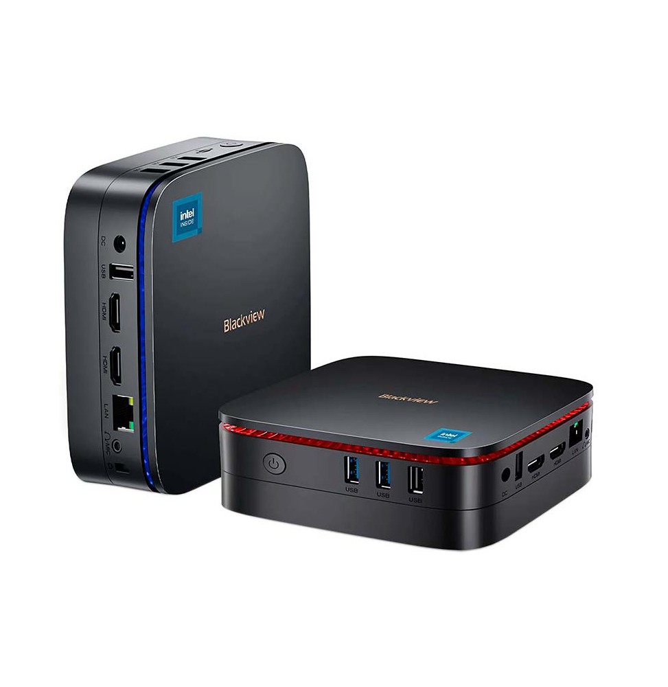 Blackview MP60 Preto Intel N5095 16GB/512GB SDD/W11 Pro - Mini PC - 76078