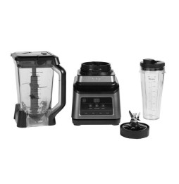 Liquidificadora NINJA BN750EU 1200W 2,1L+700ML (Preto/Cinzento)