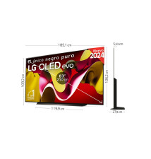 Televisor LG OLED Evo 83C44LA 83   Ultra HD 4K  Smart TV  WiFi