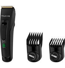 CORTAPELOS ROWENTA ADVANCER   2 ACCESORIOS NEGRO   CUCHILLA ACERO INOX   2 PEINES AJUSTABLES   LONGI