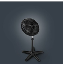 VENTILADOR PIE ROWENTA VU3110 40CM 70W 5A NEGRO