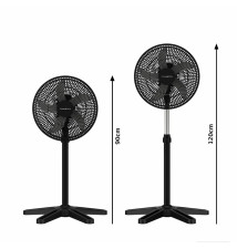 VENTILADOR PIE ROWENTA VU3110 40CM 70W 5A NEGRO