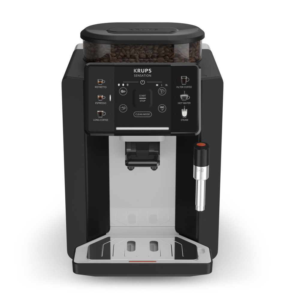 Cafetera Expreso Krups Sensation C10  1450W  Negra