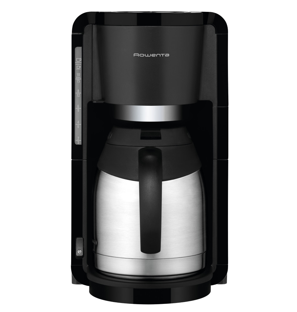ROWENTA Filterkaffeemaschine Milano Thermo CT 3818 Black Stainless Steel