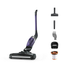 Rowenta Xtrem Compact 2 in 1 RH1238  stick vacuum cleaner  black purple 