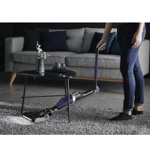 Rowenta Xtrem Compact 2 in 1 RH1238  stick vacuum cleaner  black purple 