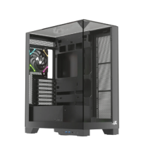 Caixa para PC XYZ TRIFECTA (ATX, Micro-ATX, ITX - aRGB - Preto)