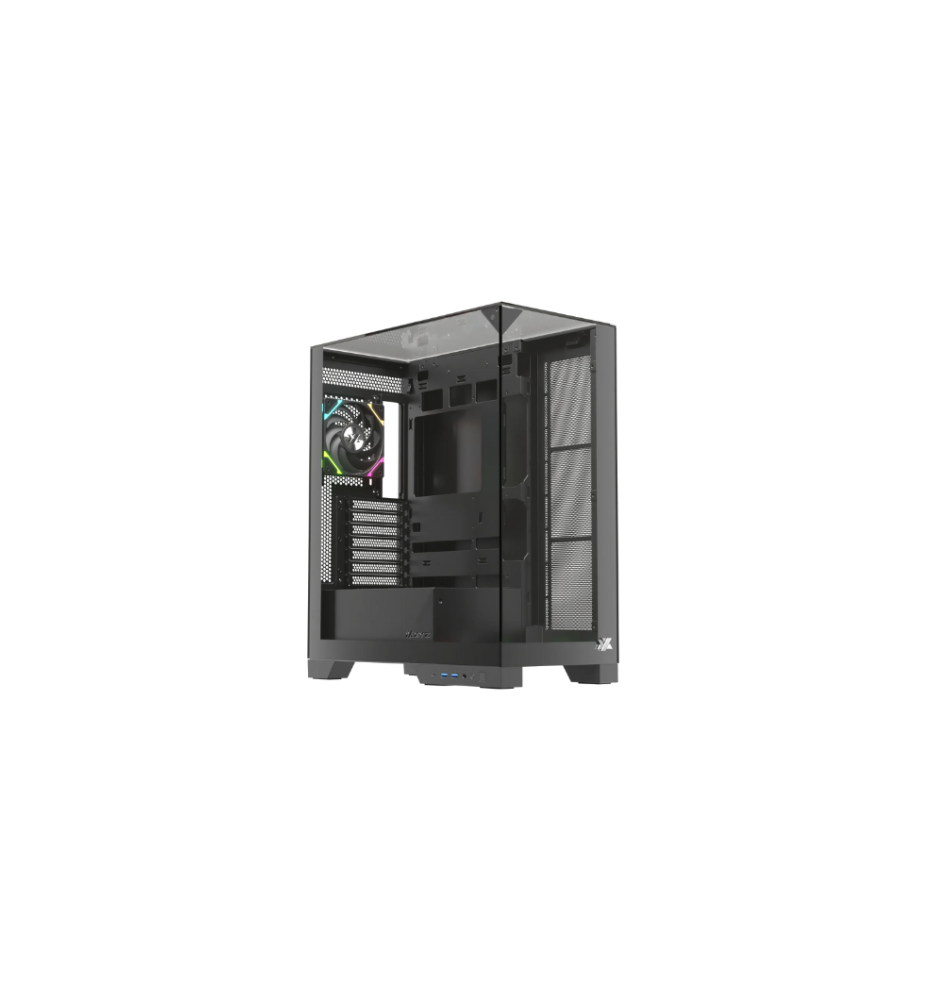Caixa para PC XYZ TRIFECTA (ATX, Micro-ATX, ITX - aRGB - Preto)