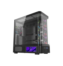 Caixa para PC XYZ QUANTUM PRO (ATX, Micro-ATX, Mini-ITX - aRGB - Preto)
