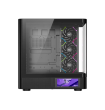 Caixa para PC XYZ QUANTUM PRO (ATX, Micro-ATX, Mini-ITX - aRGB - Preto)