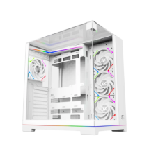 Caixa para PC XYZ TESSERACT (ATX, Micro-ATX, Mini-ITX - aRGB - Branco)