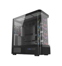 Caixa para PC XYZ QUANTUM (ATX, Micro-ATX, Mini-ITX - aRGB - Preto)