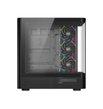 Caixa para PC XYZ QUANTUM (ATX, Micro-ATX, Mini-ITX - aRGB - Preto)