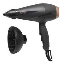 Secador de Cabelo BABYLISS 6709DE (2 velocidades - 2 temperaturas - Preto/Rosa Dourado)