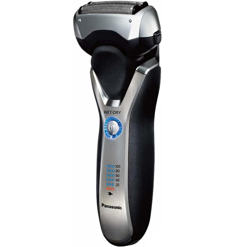 Máquina de Barbear PANASONIC ES-RT67 (54min - 3 lâminas - Preto/Prateado)