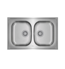 Lava Loiça TEKA UNIVERSE 80TPX 2C (Encastre - 500x790 - Inox)