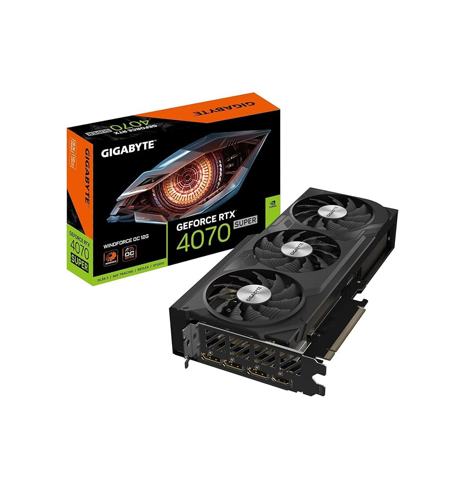 GIGABYTE GeForce RTX 4070 SUPER WINDFORCE OC 12G