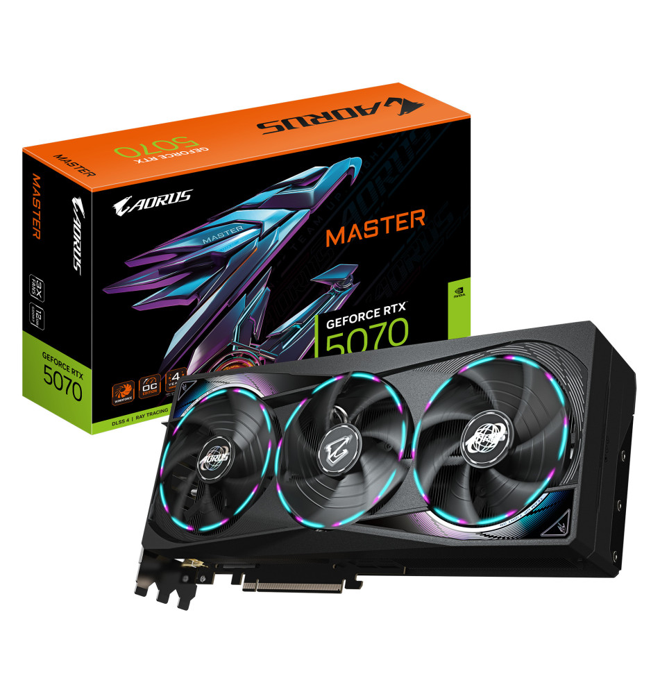 GIGABYTE AORUS GeForce RTX 5070 MASTER 12G