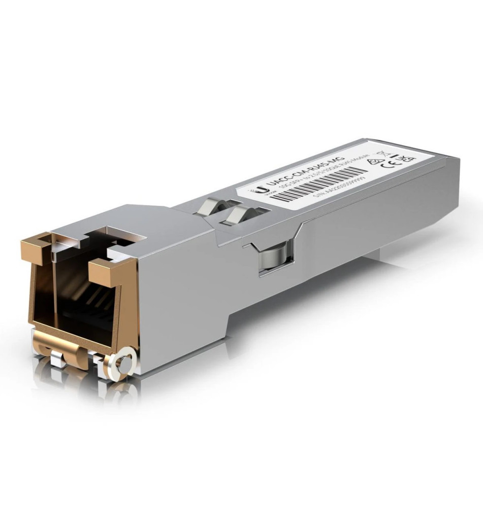 Módulo SFP+ UBIQUITI UACC-CM-RJ45-MG (10000Mbit/s - 1.9W - 100m)