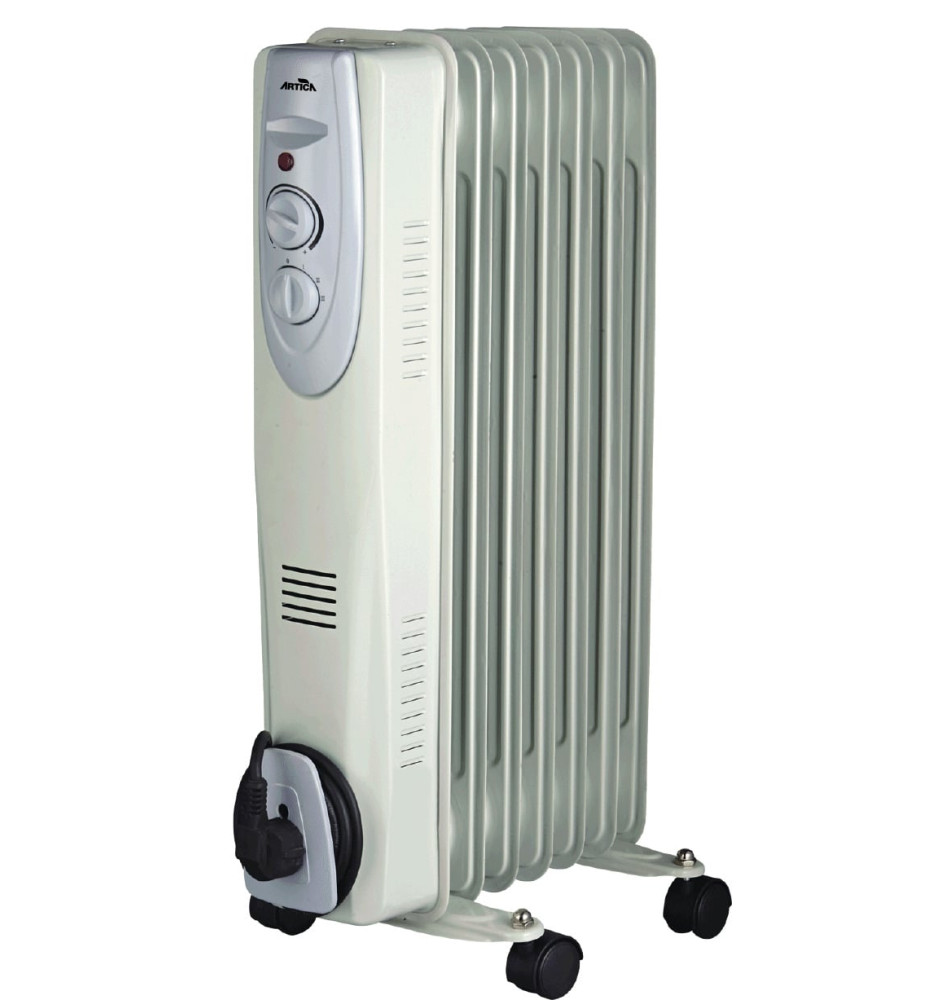 Aquecedor a Óleo ARTICA ARA1507 (1500W - 3 potências - Cinzento)